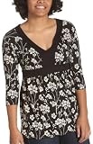 Jeanstar Womens Vera Printed Knit Frame Top Tunic