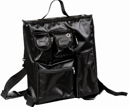 Stylish Camping SL1097-Black 3-in-1 Cooler Organizer - Chair/Car-Seat/Backpack
