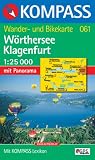  : Kompass Karten, W&ouml;rther See, Klagenfurt: Wander- und Bikekarte. Mit Panorama