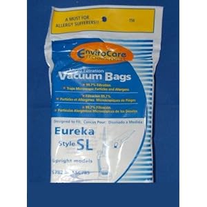 EnviroCare technologies Eureka Style SL Vacuum Cleaner Bags    Microfiltration 3 pk.