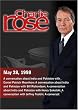 Charlie Rose with Bill Richardson; Nicholas Platt; Henry Sokolski; Daniel Patrick Moynihan; Jeffrey Toobin; Curtis Wilke (May 28, 1998)