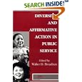 Diversity And Affirmative Action In Public Service (Aspa Classics) by  Walter Broadnax