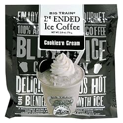 Big Train Cookies-n-Cream Blended Ice Coffee, 2.8-Ounce Single Serve Packages (Pack of 25)