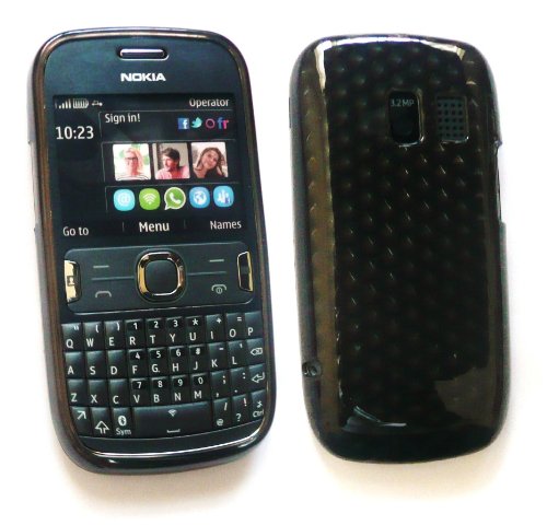 Emartbuy ® Nokia Asha 302 Hexagon-Muster