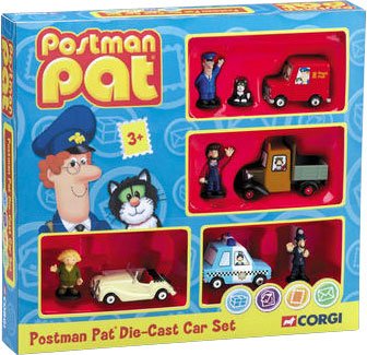 Childrens Toyshop  Toys : Postman Pat Die-Cast Car Set