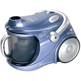 Russell Hobbs 13760 2000W Cyclonic Bagless Vacuum Cleaner with 3ltr capacity and 6 stage HEPA filtration