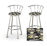 2 Baltimore Ravens NFL Football Themed Specialty / Custom Chrome Barstools  ....