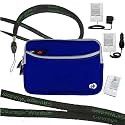 5 in 1 Bundle for Amazon Kindle Includes: Blue Carrying Case, Car Charger, Travel Charger, Courage*Wisdom Neck Strap, and Screen Guard