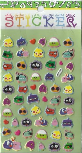 Cutie Iconic Foam Shape Sticker/Puffy Sticker Art Supplies