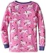Hatley Little Girls' Pajama Set Overall Unicorns
