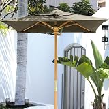 Huntington Series Wood Patio Umbrella - 4.5 Square