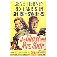 The Ghost and Mrs. Muir Poster 27x40 Gene Tierney Rex Harrison George Sanders