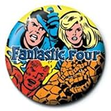 《MARVEL/FANTASTIC FOUR》1インチ缶バッジ ☆アメコミファッショングッズ通販☆
