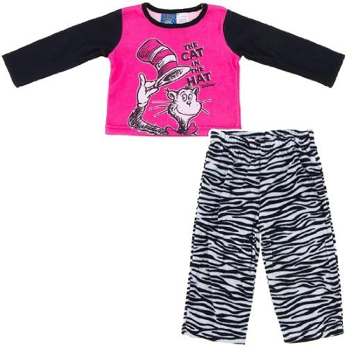 Dr. Seuss Baby-girls Infant 2 Piece Pajama, Pink, 24 Months