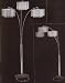 84"-inch 3-arm Modern Contemporary Chandeliers Crystal Floor Lamp