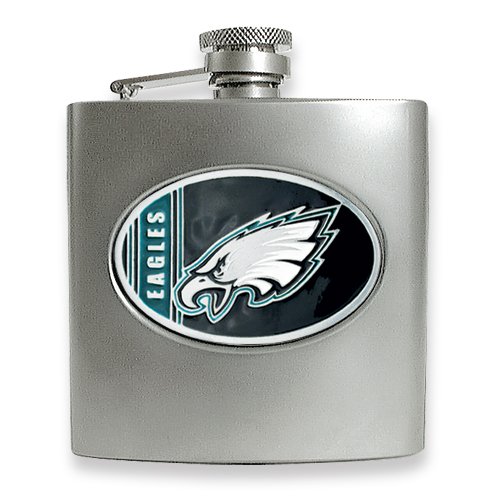 Philadelphia Eagles Stainless Steel Hip Flask