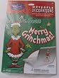 Hallmark Sticker Decal Dr. Seuss Grinch "Merry Grinchmas! Moveable Decorations