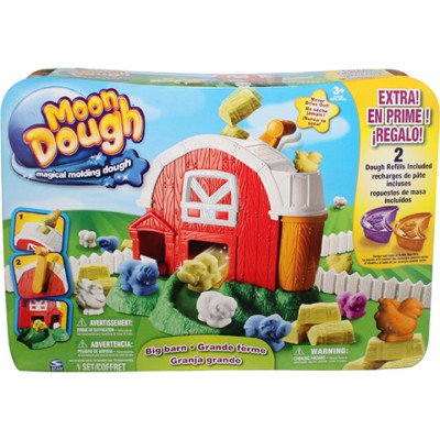 Moon Dough Magic Barnyard+ Bonus 2 Dough Refills