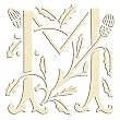 Set of 6 Monogram Embroidered Guest Towel - M Set of 6 Monogram Embroidered Guest Towel - M