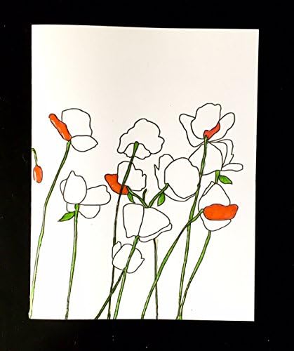 Swaying Poppies Greeting Card (set of 5)