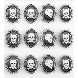 Jolee's Boutique Parcel Dimensional Stickers, Skull Cameos