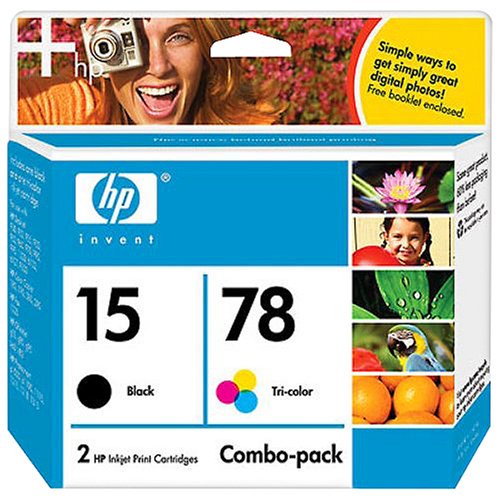 Hewlett Packard Inkjet Combo Pack - HP 15 78