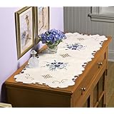 Lace Violet Dresser Scarf Table Runner