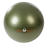 Natural Fitness 65cm Burst-Resistant Exercise Ball (Olive)