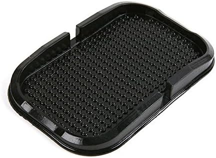 Black Rubber Car Dashboard Sticky Non Slip Mat ,Coins ,Phone,keys,chargers ,Car Perfume and Other Small Debris(black Rubber)