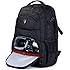 Victoriatourist V6022 Laptop Backpack for SLR Camera and 15 Inch Laptops with Waterproof Rain Cover, Black