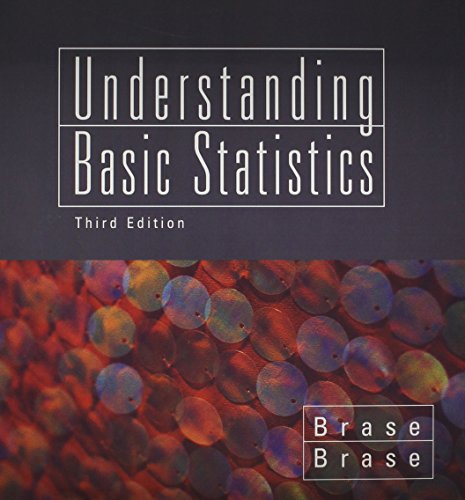Understanding Basic Statistics Brief With Cd Plus Student Solutions Manual Plusexcel Guide 3rd Edition, Plus Smarthinking