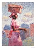 African Lady, 1988 Art Giclee Poster Print by Carlton Murrell, 18x24