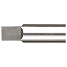 Union Butterfield 4591 High-Speed Steel Taper Pin Reamer, Left Hand Spiral Flute, Round With Square End Shank, Uncoated (Bright) Finish