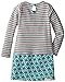 Hatley Little Girls' Color Block Dress Hearts