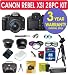 Canon EOS Rebel XSi (a.k.a. 450D) 12.2MP Digital SLR Camera (Black) 28 PCS Kit with Canon 18-55mm IS Lens
