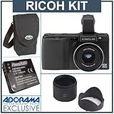 Ricoh Caplio GX100 Digital Camera / Viewfinder Kit with Free Case, Free Spare Battery & Free HA2 Hood
