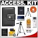 Nikon Coolpix 9412 Leather Carrying Case + EN-EL10 Battery + Tripod + Accessory Kit for S60, S200, S210, S500, S510, S520, S600 & S700 Digital Cameras
