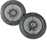 Kenwood KFC 1652MRB - Marine speaker - 2-way - coaxial - 6.5 - black