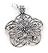 EK Success Brands Laliberi Scarf Pendant, 5-Petal Flower