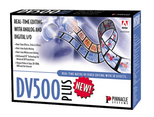 Pinnacle Systems DV500+ Dual Stream Native DV with ANALOG & DV I/O Adobe Premiere 6 On Sale
