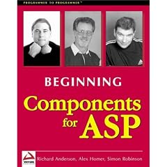 Beginning Components for ASP (Programmer to Programmer)