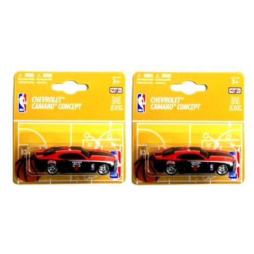 Top Dog Chicago Bulls Chevy Camaro, 1:64 - 2 Pack
