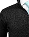 IDARBI Men's Mock Neck Half Zip Up Long Sleeve Pullover Sweater