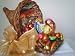 Thanksgiving Cornucopia Chocolate Candy Gift Basket