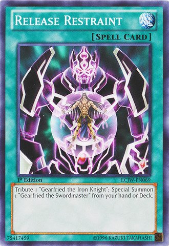 Yu-Gi-Oh! - Release Restraint (LCJW-EN069) - Legendary Collection 4: Joey's World - 1st Edition - Common