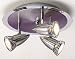 Kitchen & Housewares : Micromark MM30842 Gemini GU10 Mains Voltage Triple Cluster Spotlight Brushed Chrome Finish