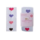 Luvable Friends Cotton Tights, Heart Print