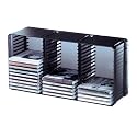 Atlantic DOM45C58 Domino 45 CD or 21 DVD Rack (Cobalt Black)