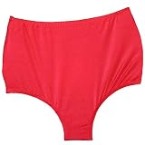 Girls Fancy Pants: Solid Red