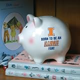 Born to Be Illinois Fighting Illini Fan Piggy Bank